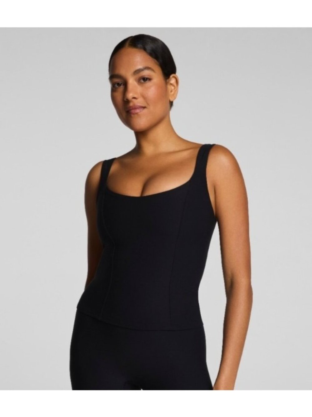 NEW Spanx OnForm Lowback Tank Top Shapewear Shaping Slimming Large Black Lounge